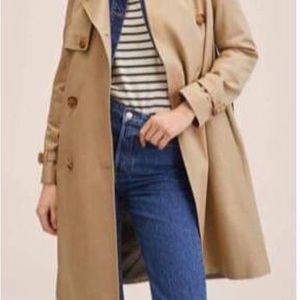 Mango Trench Coat 🧥 with belt